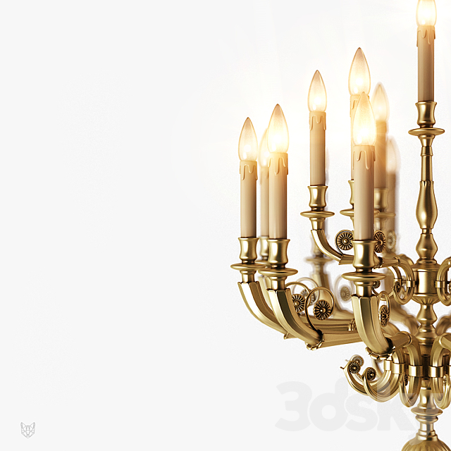 floor lamp 3DS Max Model - thumbnail 3