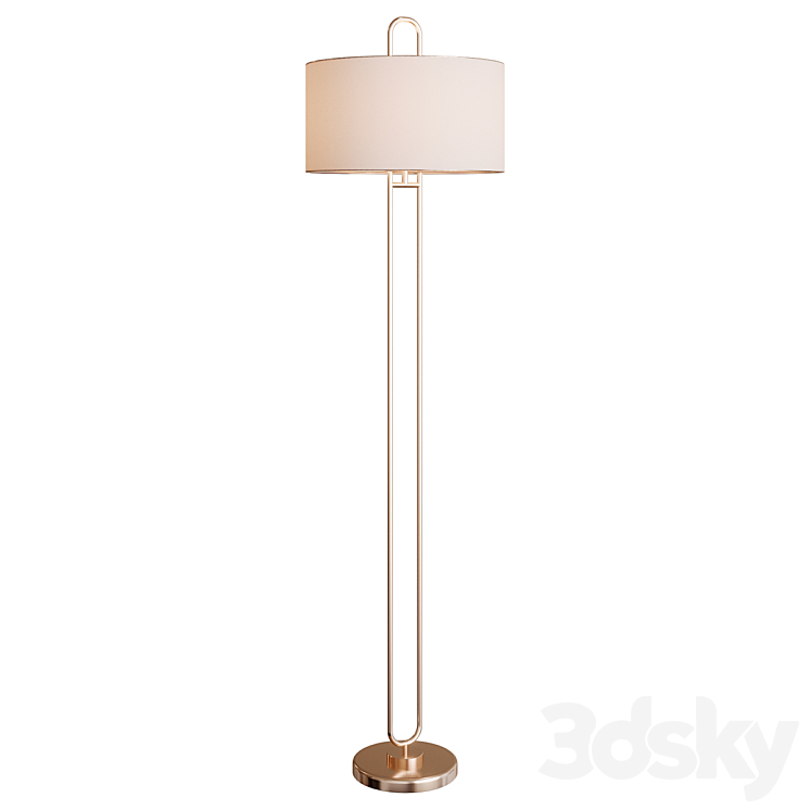 Floor lamp Abbotsford Floor lamp 3DS Max Model - thumbnail 3