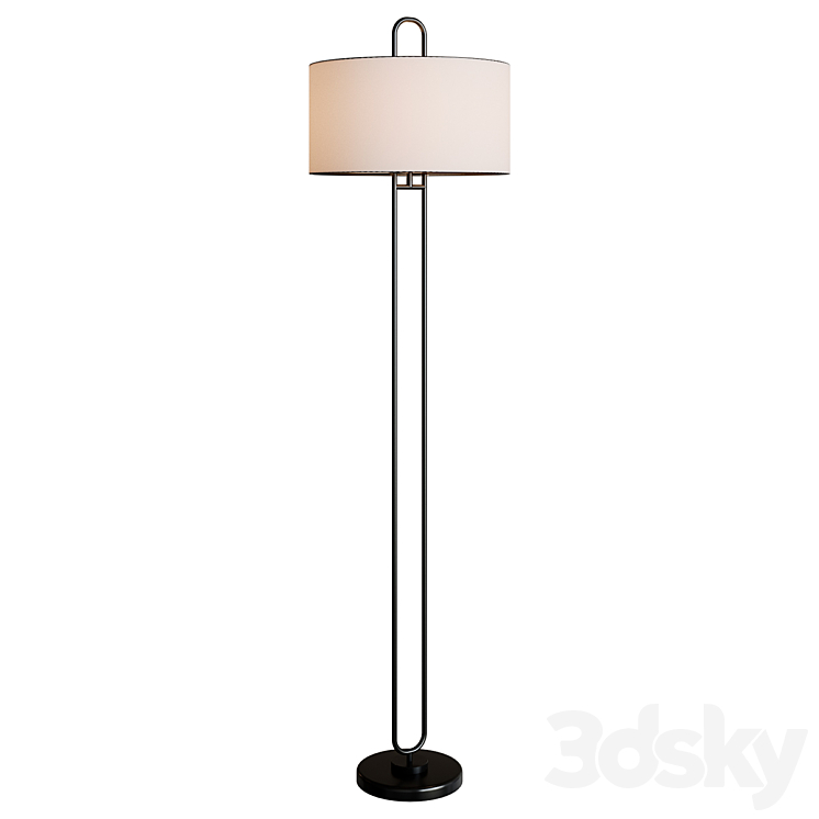 Floor lamp Abbotsford Floor lamp 3DS Max - thumbnail 2