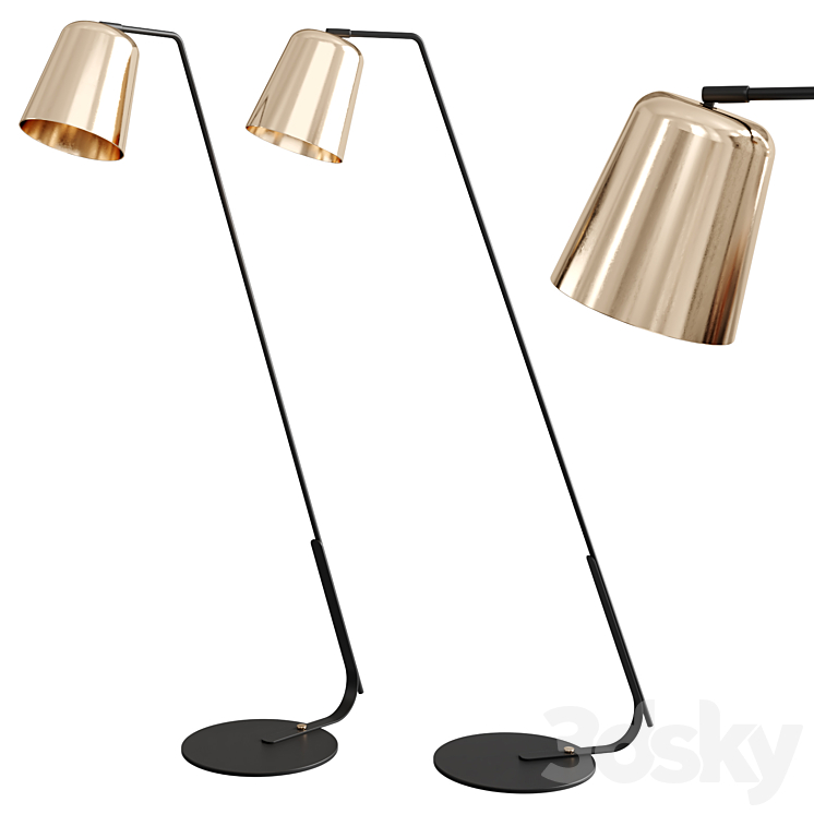 Floor lamp Anina 3DS Max Model - thumbnail 1