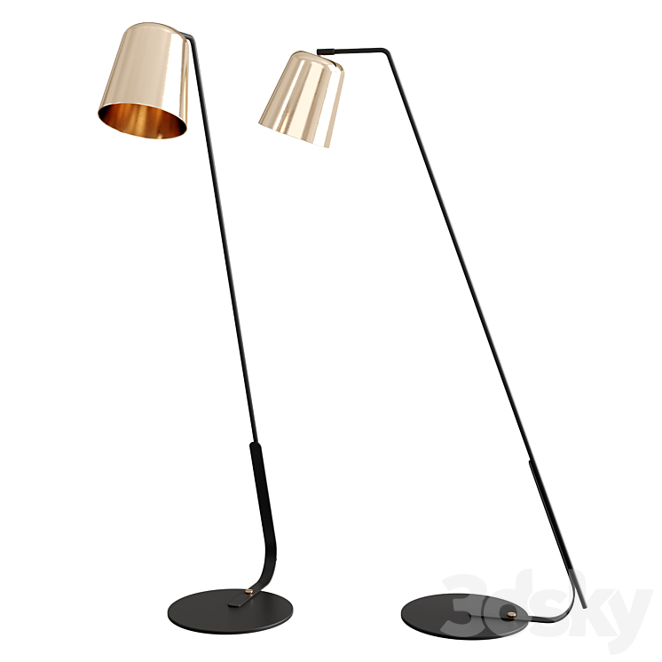 Floor lamp Anina 3DS Max Model - thumbnail 2