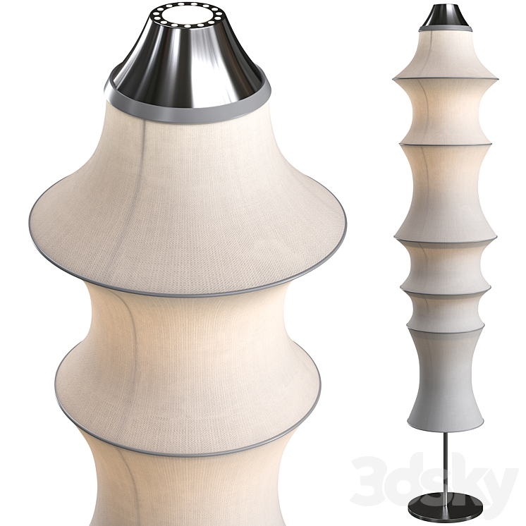 Floor lamp Artemide Falkland 3DS Max Model - thumbnail 1