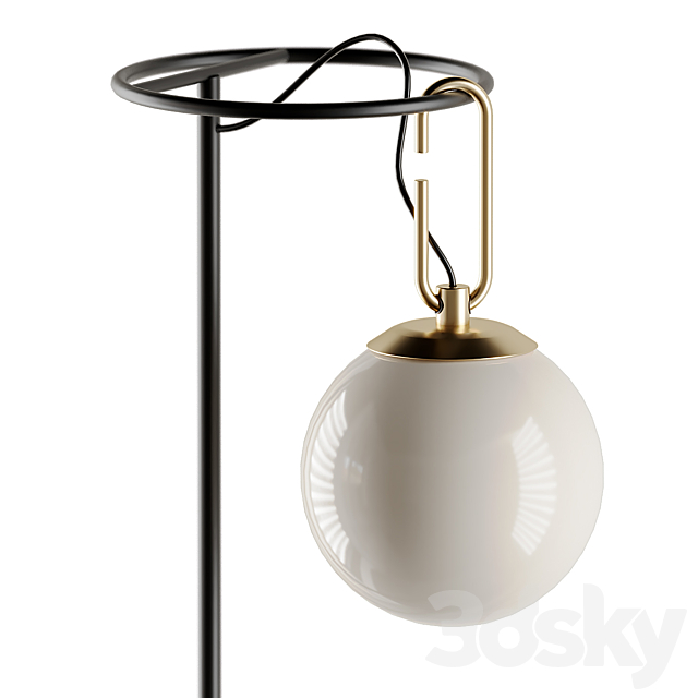 Floor lamp Artemide nh 22 3DSMax File - thumbnail 2