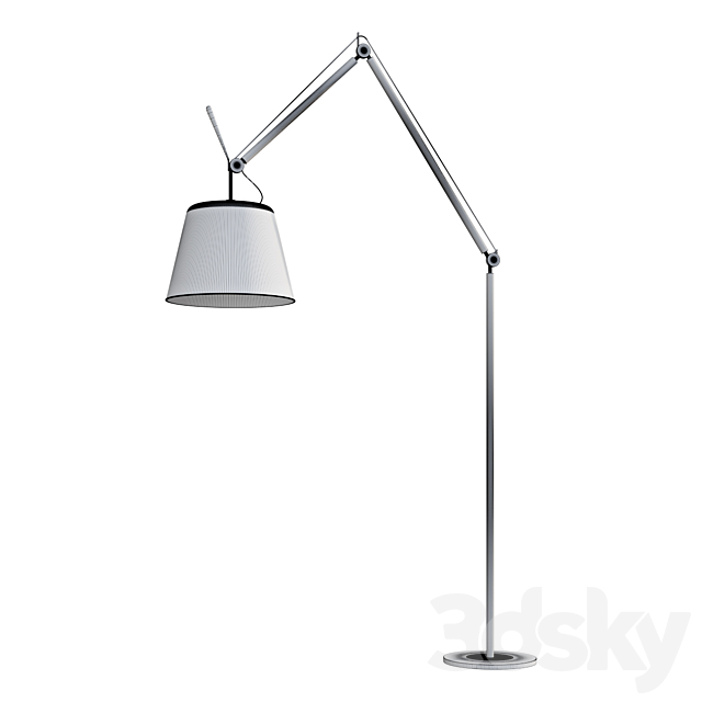 Floor lamp ARTEMIDE TOLOMEO MEGA VLOERLAMP floor lamp 3DS Max Model - thumbnail 2