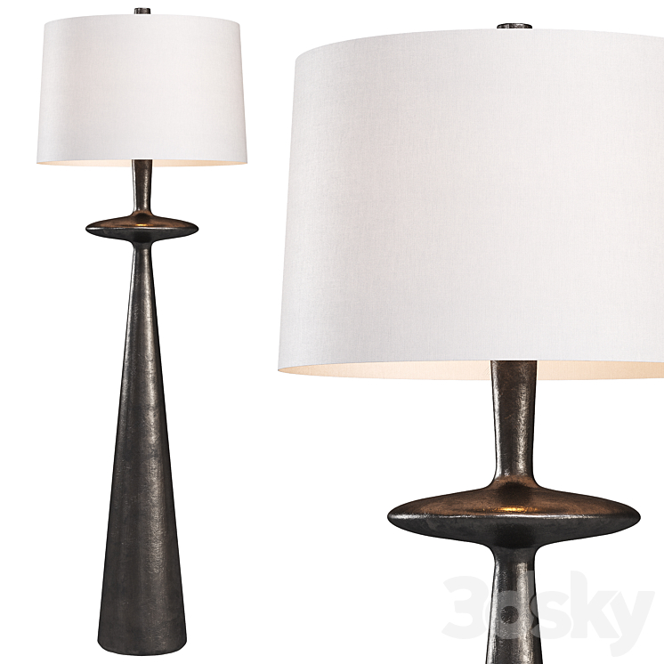 Floor lamp Arteriors Home Putney 3DS Max - thumbnail 1