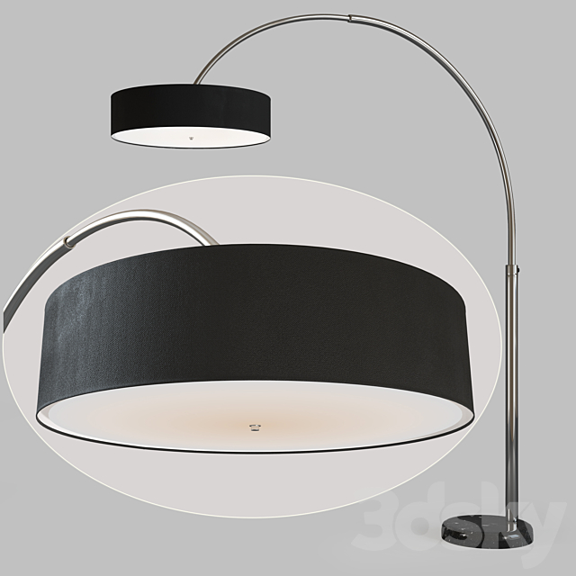 Floor lamp Azzardo Aruba 3DSMax File - thumbnail 1