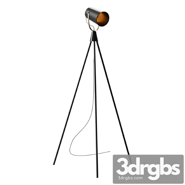 Floor lamp briand black - thumbnail 1