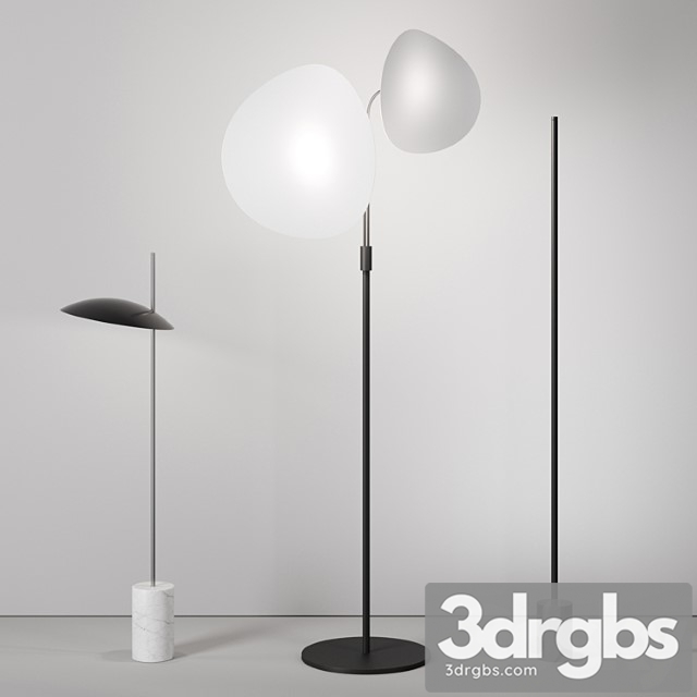 Floor lamp by bs living 3dsmax Download - thumbnail 1