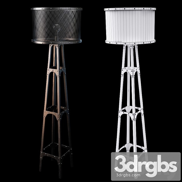 Floor lamp chehoma 3dsmax Download - thumbnail 1