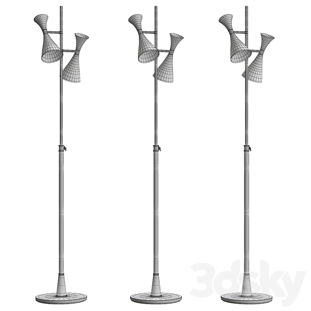 FLOOR LAMP CORDERO 3DS Max Model - thumbnail 2