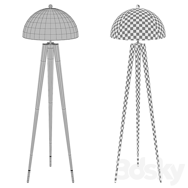 Floor Lamp Coyote 112629 Eichholtz 3DSMax File - thumbnail 3