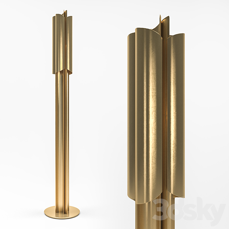 Floor lamp cyrus 3DS Max - thumbnail 1