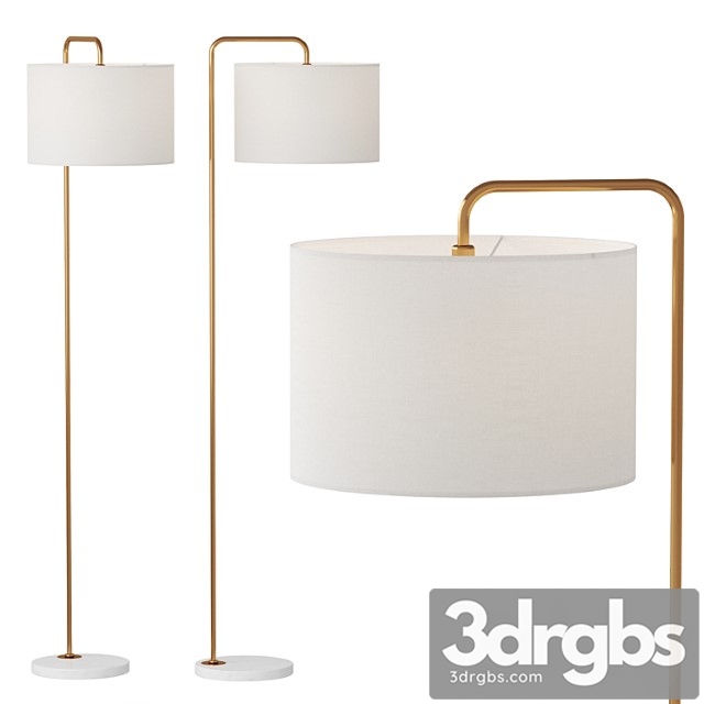 Floor lamp dantone home rupert - thumbnail 1