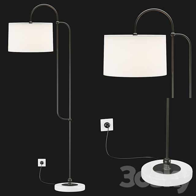 Floor lamp “Dorchester” 3DSMax File - thumbnail 1