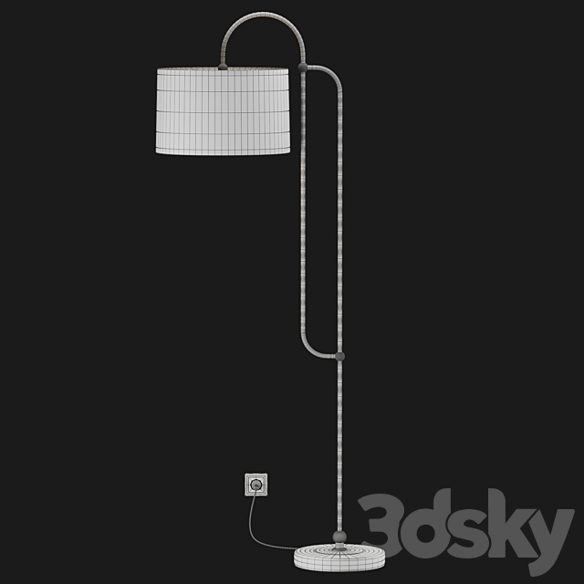 Floor lamp “Dorchester” 3DSMax File - thumbnail 2