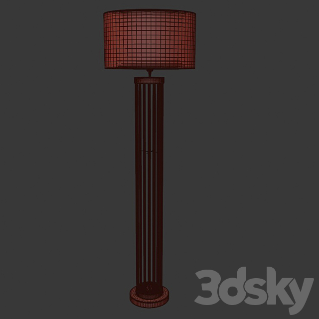 Floor lamp Eichholtz CONDO 114902 3DSMax File - thumbnail 4