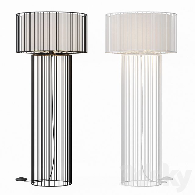 Floor lamp Faro Barcelona LINDA 3ds Max - thumbnail 1