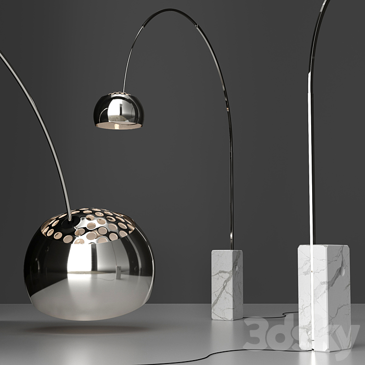 Floor Lamp Flos Arco 3DS Max - thumbnail 1