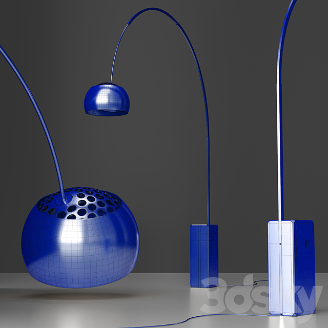 Floor Lamp Flos Arco 3DS Max Model - thumbnail 3