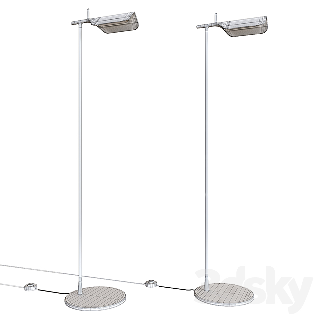 Floor lamp Flos Tab Floor 3DS Max Model - thumbnail 2