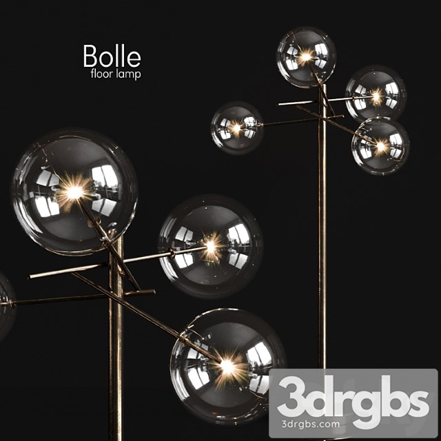 Floor lamp gallotti & radice bolle 3dsmax Download - thumbnail 1