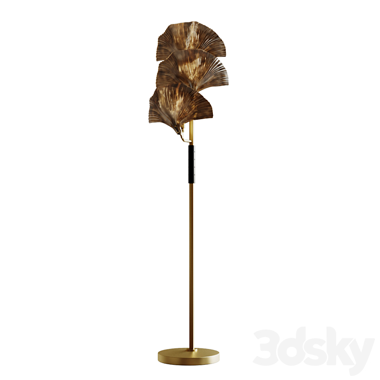 Floor lamp Ginkgo 3DS Max Model - thumbnail 1