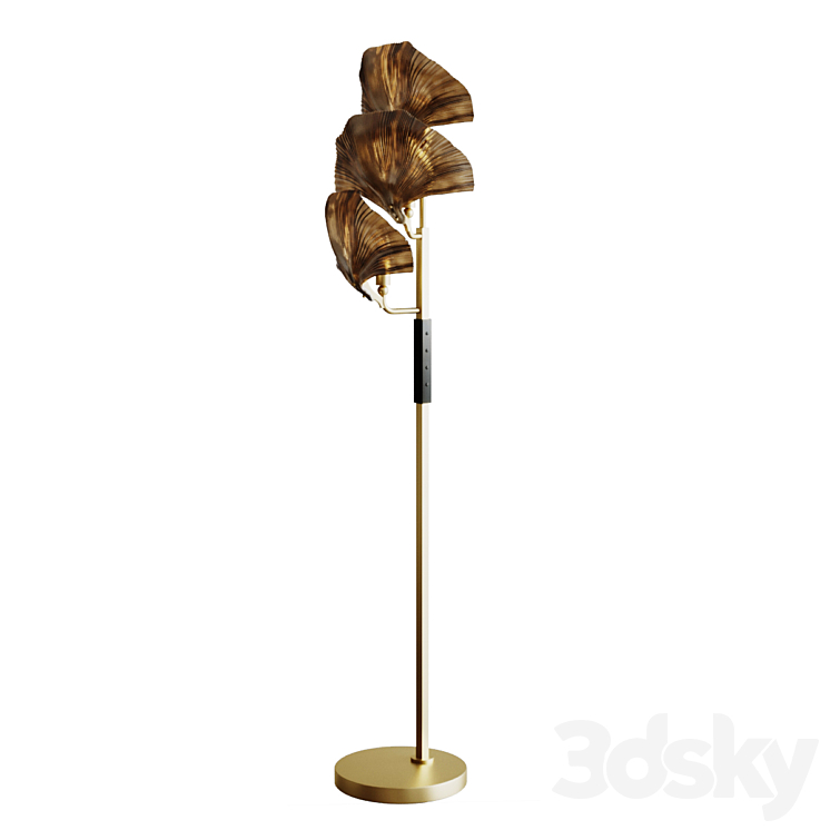 Floor lamp Ginkgo 3DS Max Model - thumbnail 2