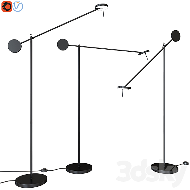 Floor lamp GROK INVISIBLE 2700K 25-7385-05-05 3DSMax File - thumbnail 1