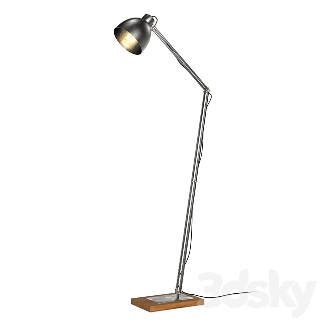 Floor lamp H168 by Maisons Du Monde 3DSMax File - thumbnail 4