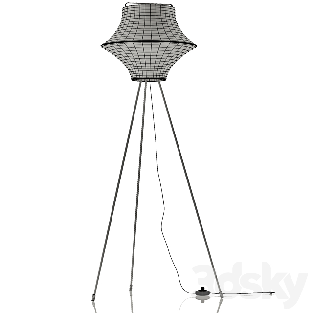 Floor lamp IKEA FYXNAS 3DSMax File - thumbnail 4