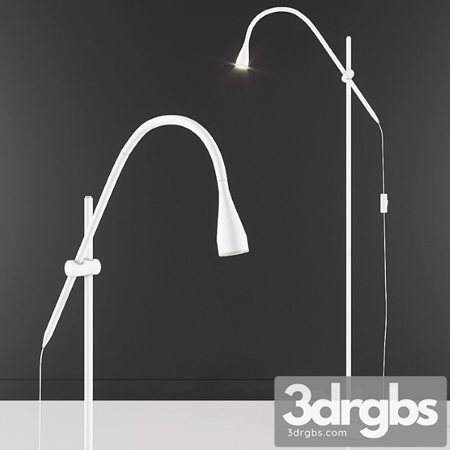 Floor Lamp Ikea Nevlinge 3dsmax Download - thumbnail 1