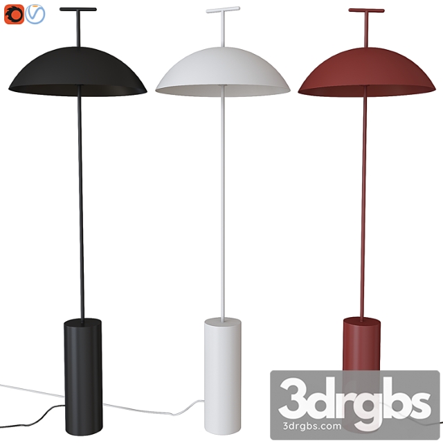 Floor lamp Kartell Geen A 3dsmax Download - thumbnail 1