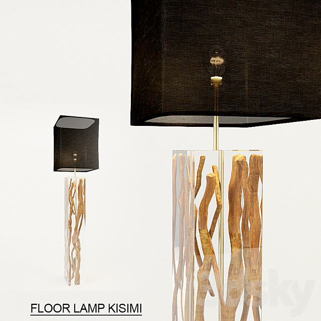 FLOOR LAMP KISIMI 3ds Max - thumbnail 1