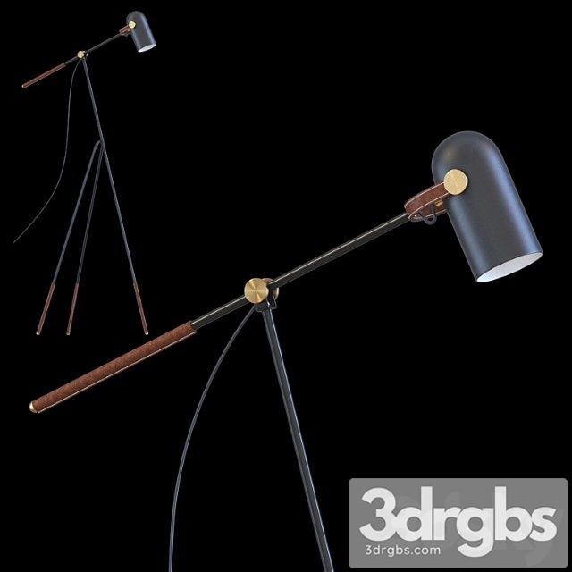 Floor lamp lampatron bullet 3dsmax Download - thumbnail 1