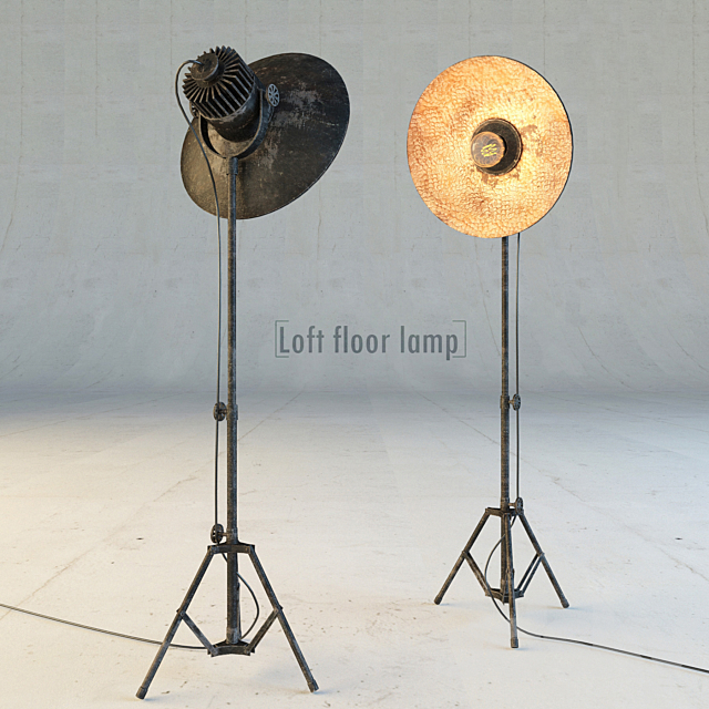 Floor lamp LOFT FLOOR LAMP 3DSMax File - thumbnail 1