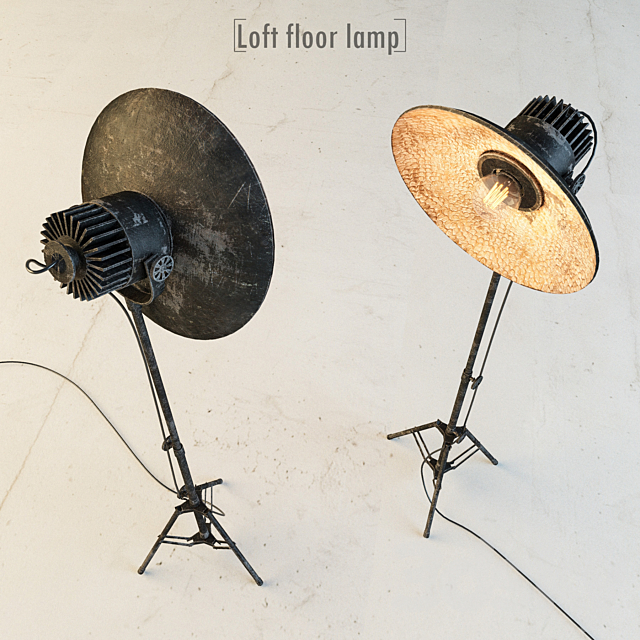 Floor lamp LOFT FLOOR LAMP 3DSMax File - thumbnail 2