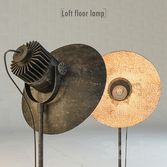 Floor lamp LOFT FLOOR LAMP 3DSMax File - thumbnail 3