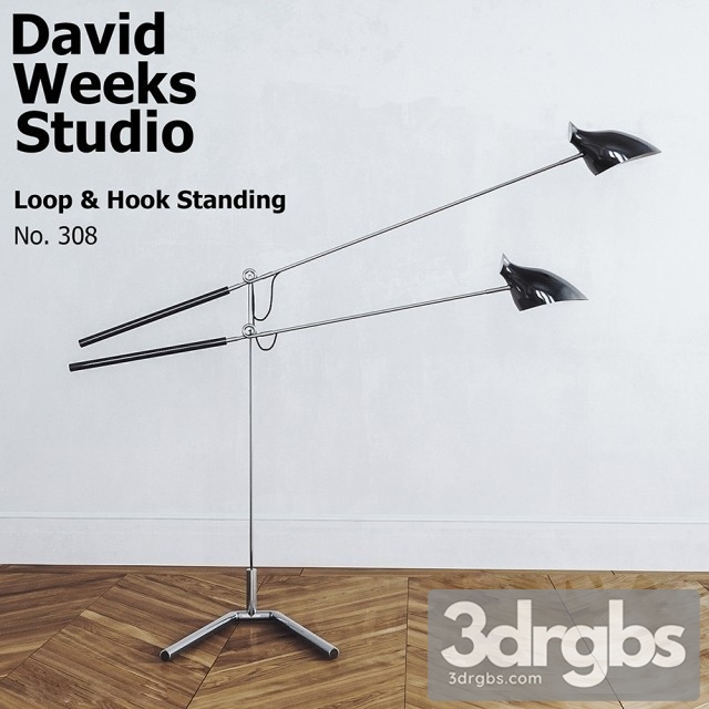 Floor Lamp Loop Hook Standing 3dsmax Download - thumbnail 1