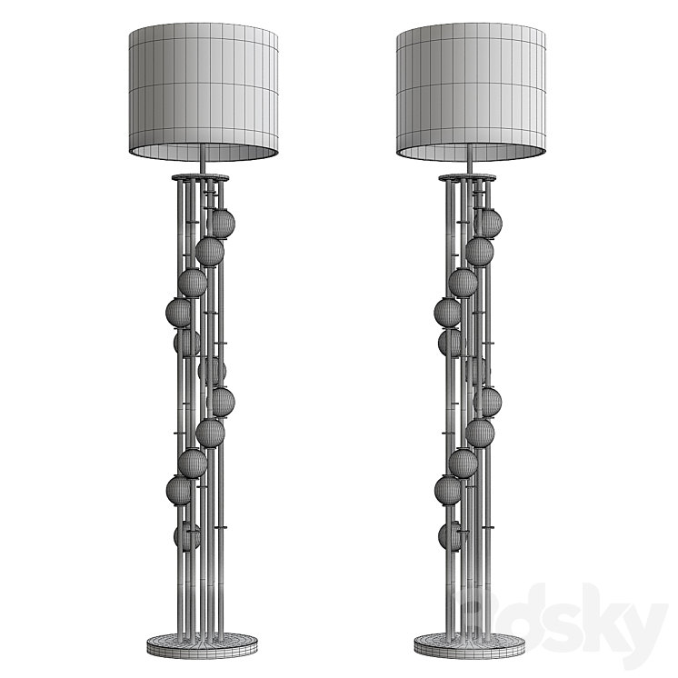 FLOOR LAMP LORENZO 3DS Max - thumbnail 2