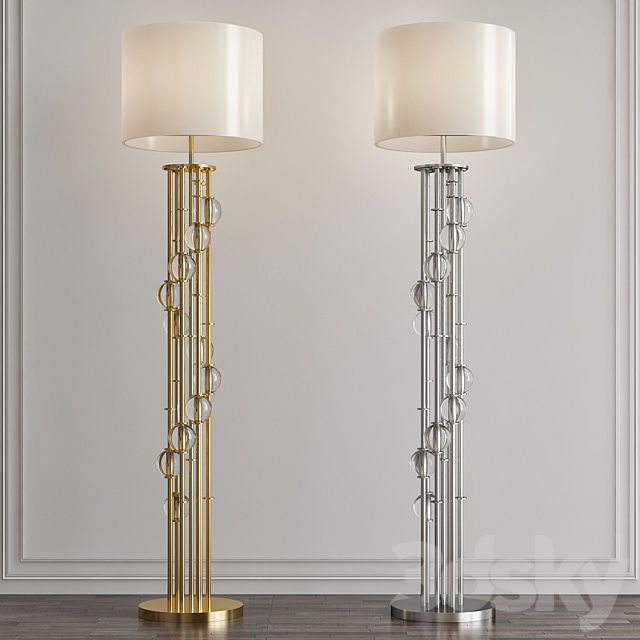 FLOOR LAMP LORENZO 3DS Max Model - thumbnail 1