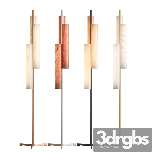 Floor lamp lzf black note triplet p collection - thumbnail 1