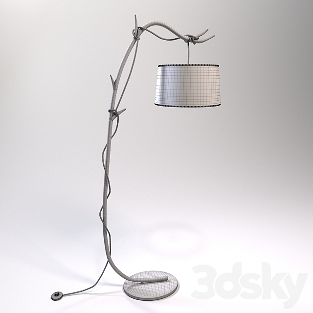 Floor lamp Mantra 6182 Sabina 3ds Max - thumbnail 3