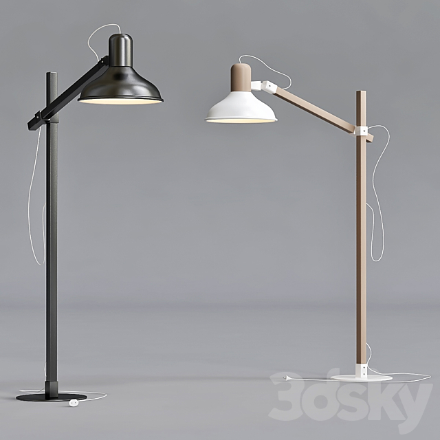 Floor lamp – Nowodvorski 6534 WOOD BOY 3DSMax File - thumbnail 1