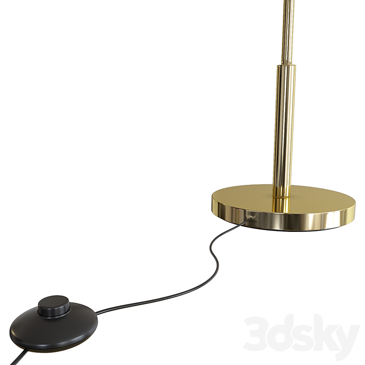 Floor lamp Odeon Light 4855 1F BIZET 3DS Max - thumbnail 2