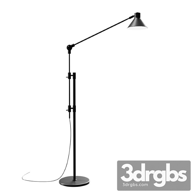 Floor lamp odine black floor lamp odine black - thumbnail 1