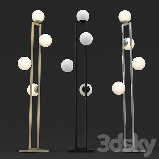 Floor lamp Pascal Eichholtz 3DSMax File - thumbnail 4