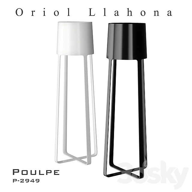 Floor lamp Poulpe P-2949 3DSMax File - thumbnail 1