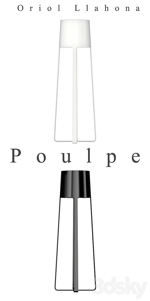 Floor lamp Poulpe P-2949 3DSMax File - thumbnail 2