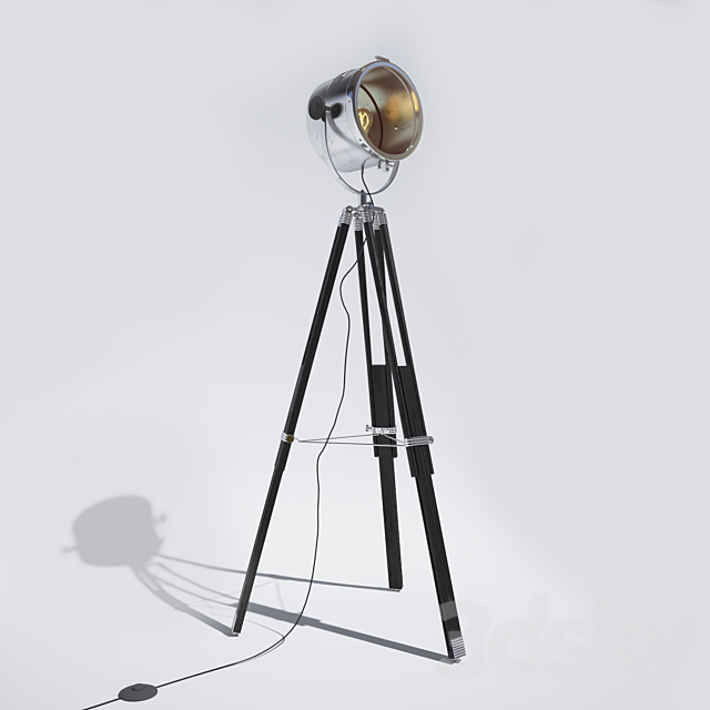 Floor lamp Projector 3ds Max - thumbnail 1