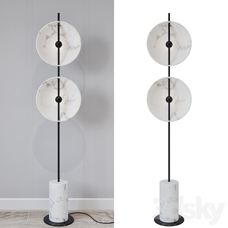 Floor lamp Rakumba Lighting Mito floor lamp 3DS Max - thumbnail 1